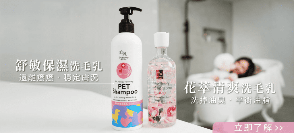 寵物沐浴乳推薦品牌：歸毛家族。圖片來源：歸毛家族 官方網站