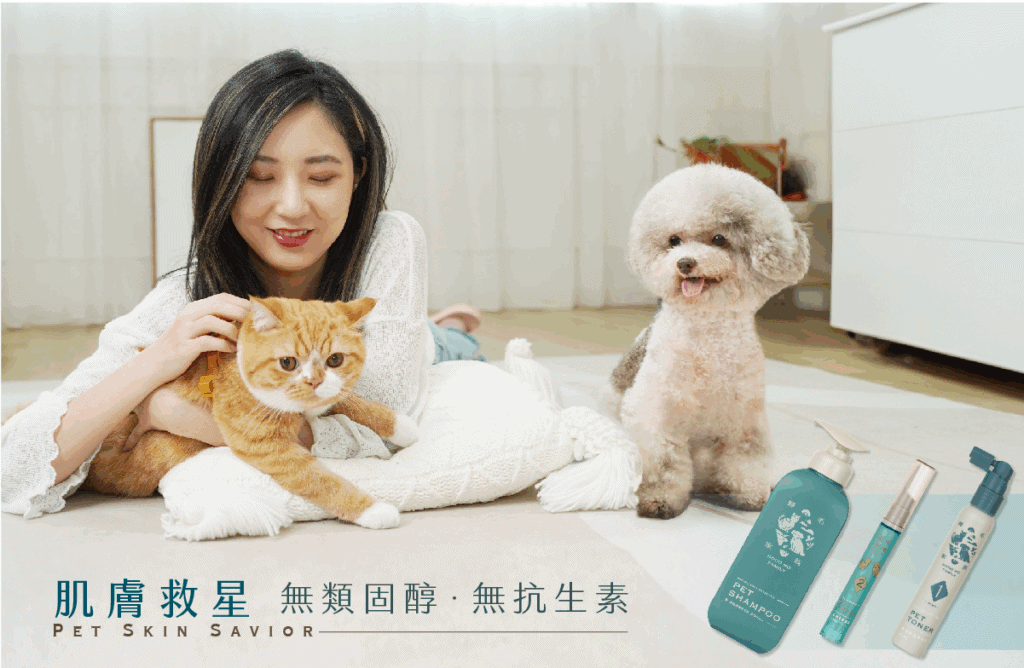 貓咪濕疹的剋星:寵物護膚第一領導品牌「歸毛家族」。圖片來源:歸毛家族 官網。