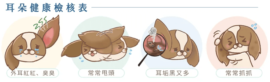 貓狗耳朵健康檢核表
