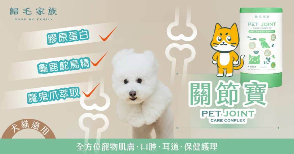 狗狗關節保健食品推薦 - 歸毛家族關節寶成分圖